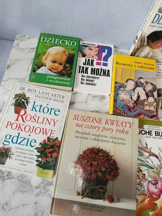 Zestaw książek 11 sztuk poradniki