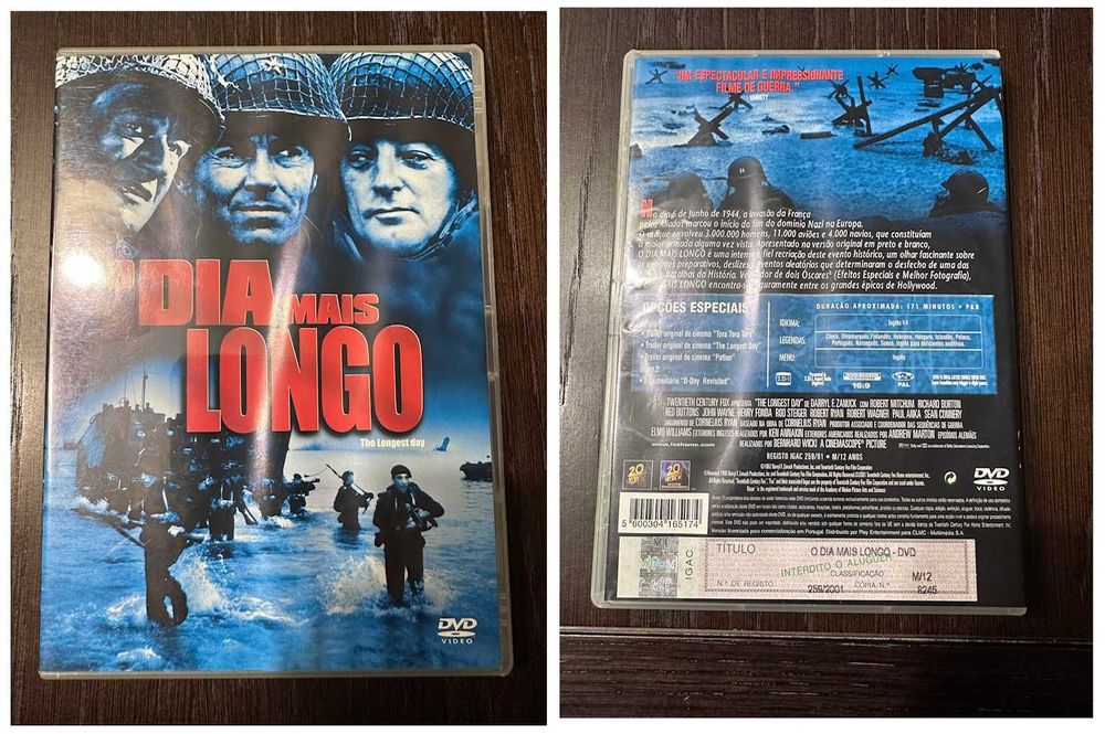 Venda direta de DVD's de filmes Clássicos