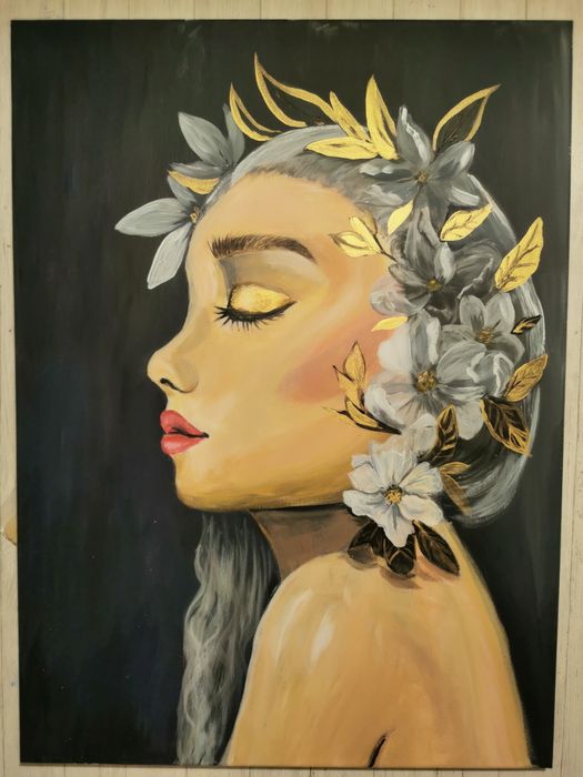 Ręcznie malowane obrazy. Akryl na płótnie. 

- Wpadłe