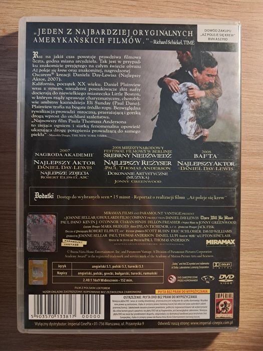 Aż poleje się krew | Daniel Day-Lewis | DVD