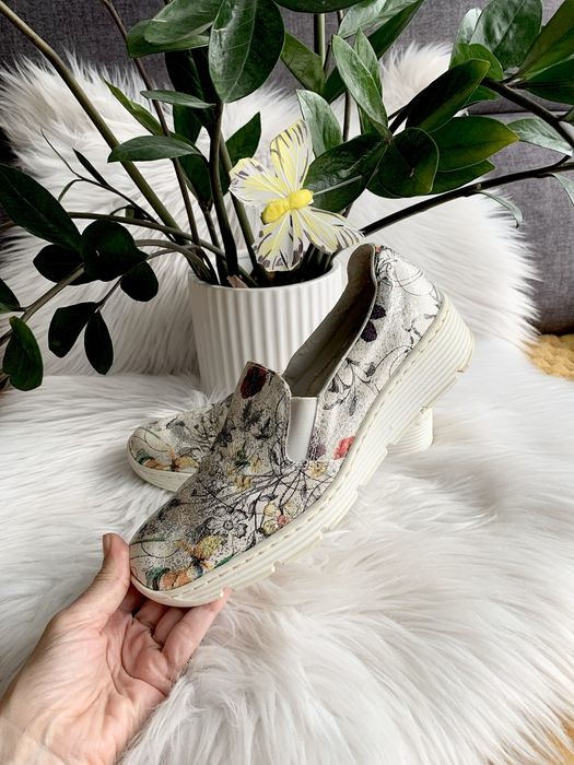 Rieker 38 kolorowe sneakersy