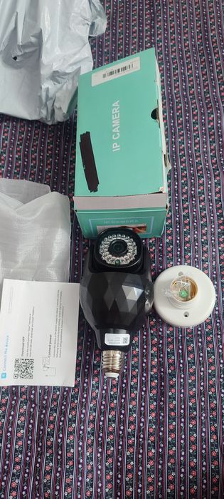 Câmera segurança com 39 luzes, WIFI HD 1080P liga