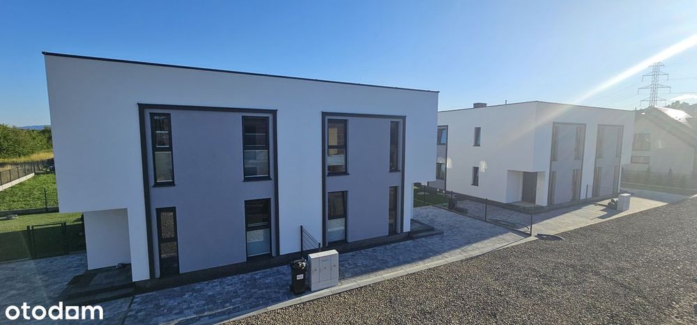 Nowoczesny dom w zabudowie bliźniaczej 105,8 m2, bez pośredników