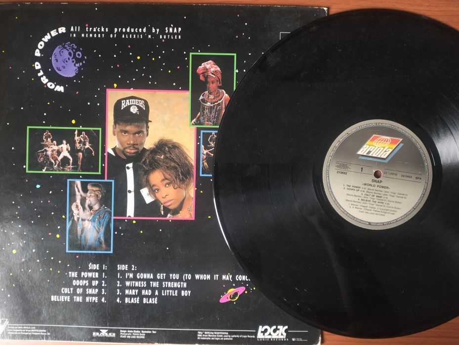 Disco de vinil LP Snap! - World Power'