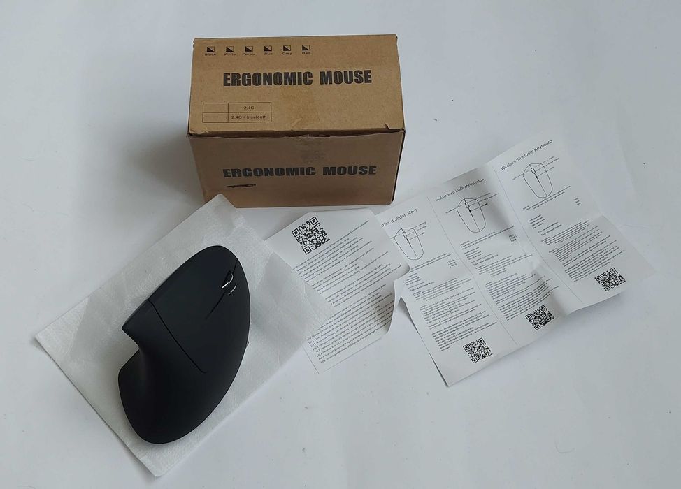 Mysz bezprzewodowa pionowa na bluetooth