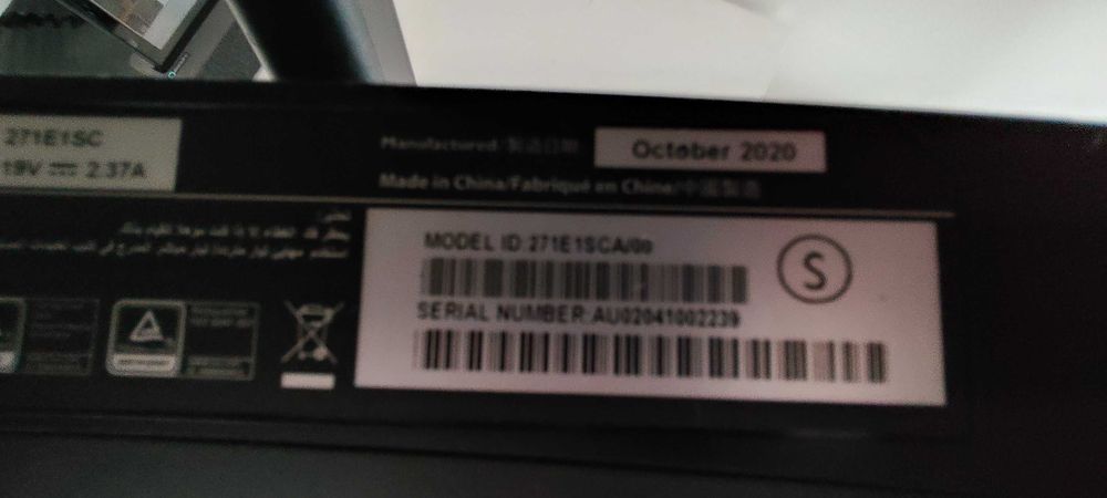 Philips Curved Monitor 27"480056620142438402