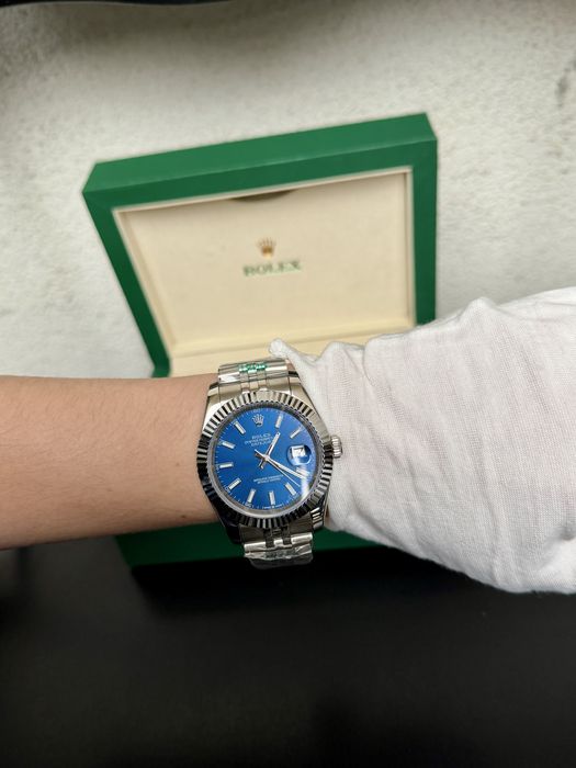 Годинник Rolex Datejust 41 синій циферблат