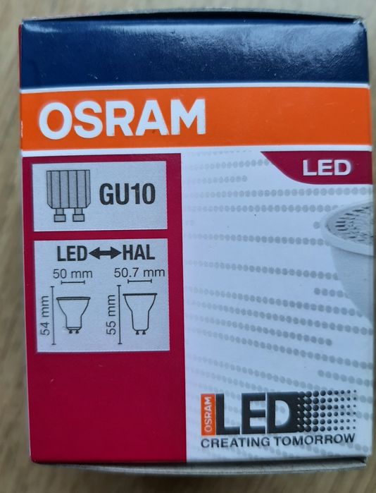 Żarówki Osram LED GU10 6500k 4,8W