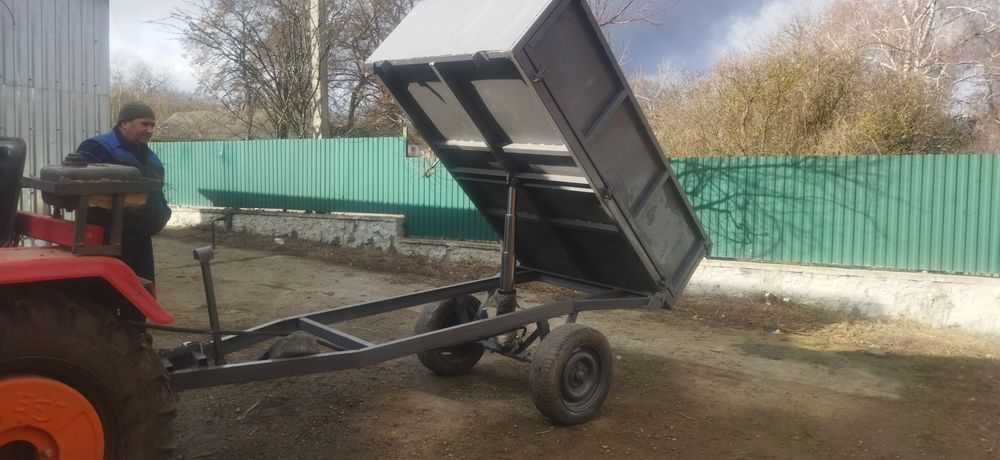 Причіп-самоскид саморобний, прицеп