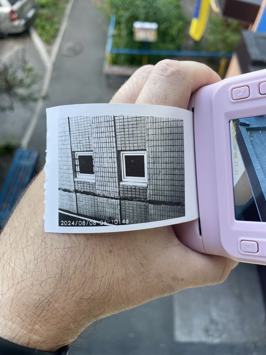 ВІДМІННА ЯКІСТЬ, Дитячий фотоапарат миттєвого друку, міні принтер