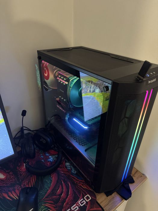 Komputer PC do gier 4070 super be quiet ryzen 5 7600x 32gb 6000
