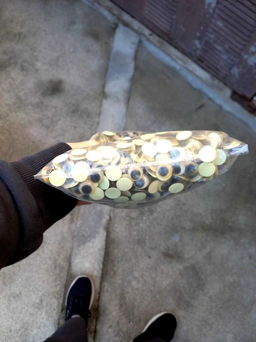 Olhinhos 1000 peças - Googly eyes