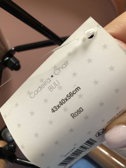 Cadeira rosa kids