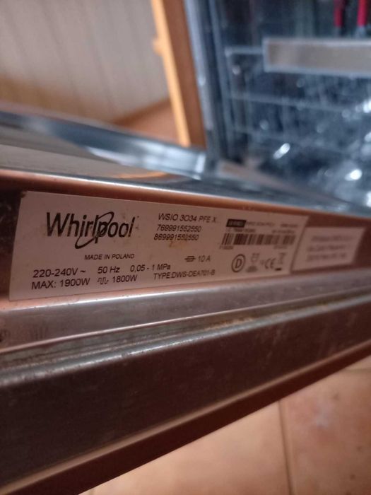 Koszyk do zmywarki Whirpool 45 cm, góra i na sztućce