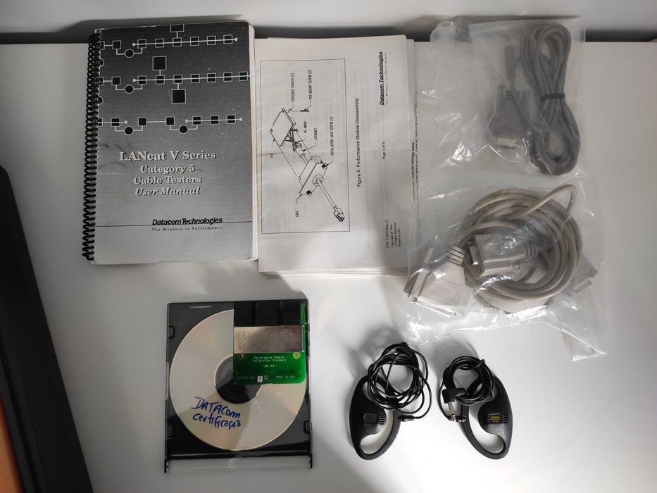 Analisador e Ferramenta Teste cabos Rede Datacom LANcat Vx