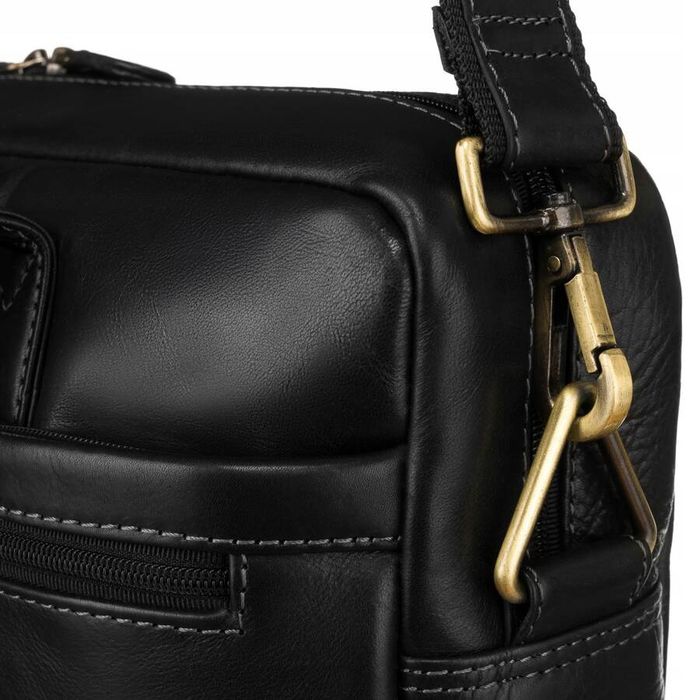 skórzana, męska torba na laptopa - peterson