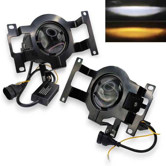 Протитуманні фари  Лінза 12-48V HYUNDAI Tucson 2004-2013 А1 (з азотною капсулою) Біле Жовте світло