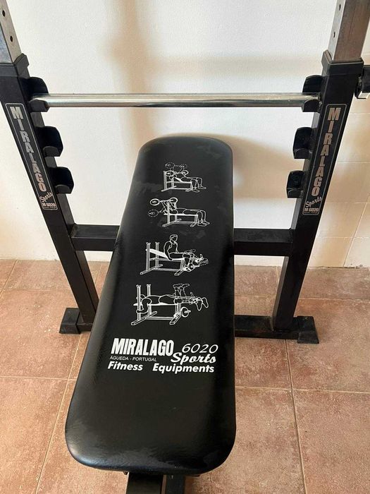 Banco Supino Peito Perna Miralago Musculação