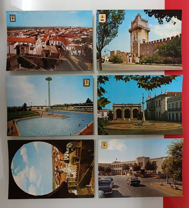 POSTAIS: Bombarral, Pombal, Elvas, T. Vedras , Beja e Castelo Branco