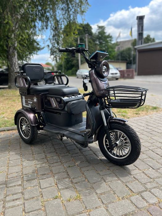 Трьох колісний електро скутер 1000w Corso Protex