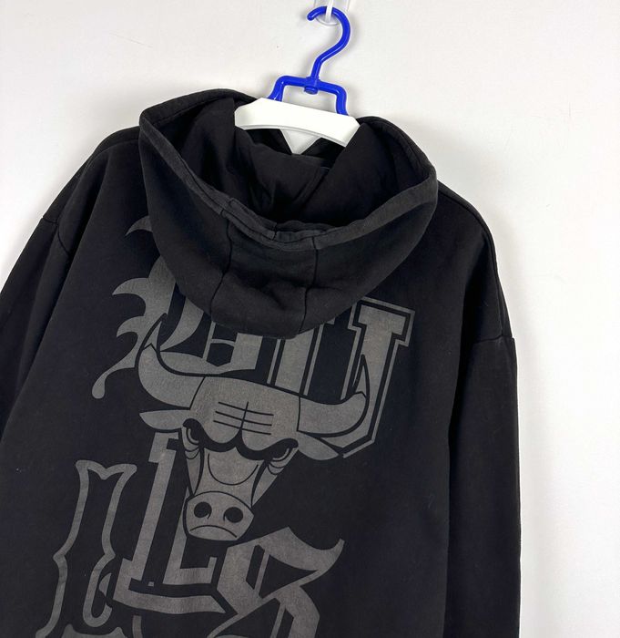 Bluza męska NBA Chicago BULLS boxy hoodie kaptur r. L