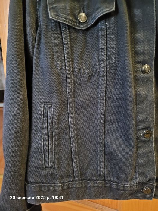 Джинсова курточка denim 16 розмір