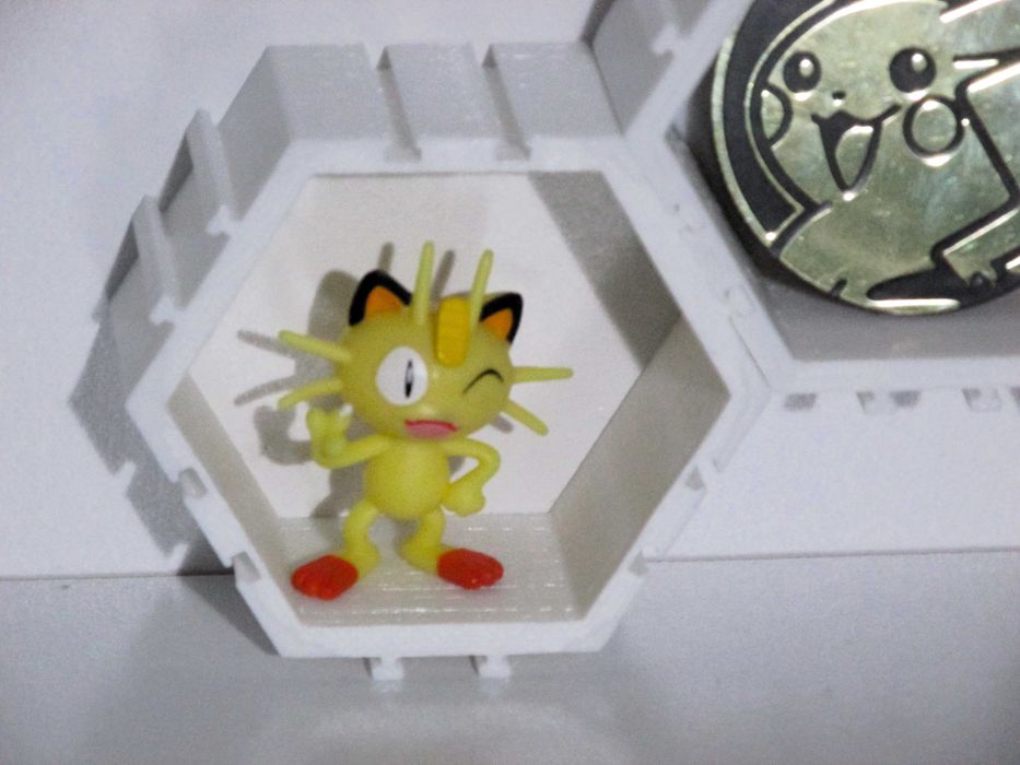 Pack Pokemons Meowth com 3 figures display