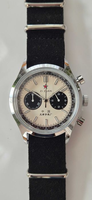 Zegarek, chronograf Red Star Heritage Chronograph Pilot 1963, 43mm