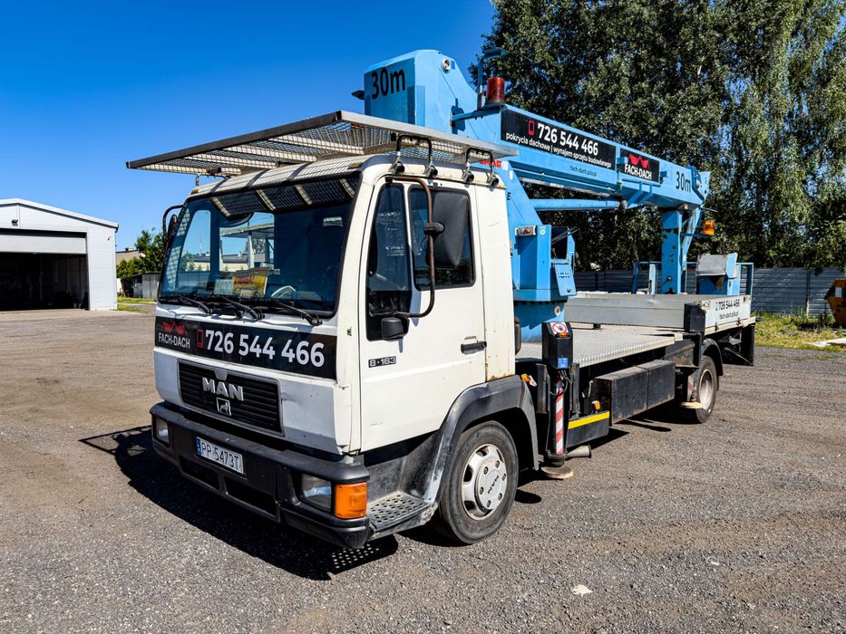 Podnośnik koszowy MAN WUMAG WT300-E 30 m, 230kg, 540(stopni) - gotowy do pracy