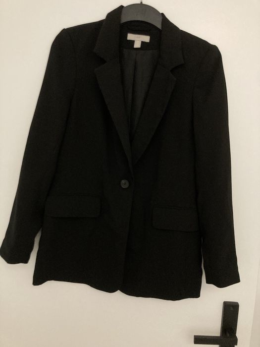 Czarna marynarka H&m xs oversize