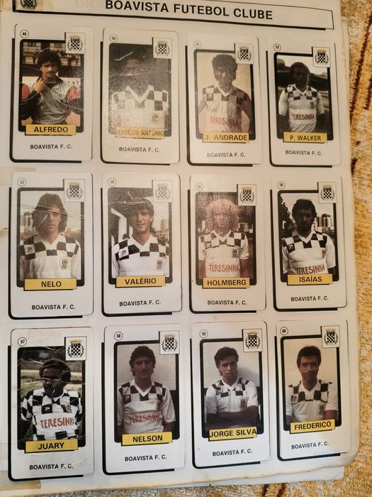 Caderneta de futebol época 1988/89