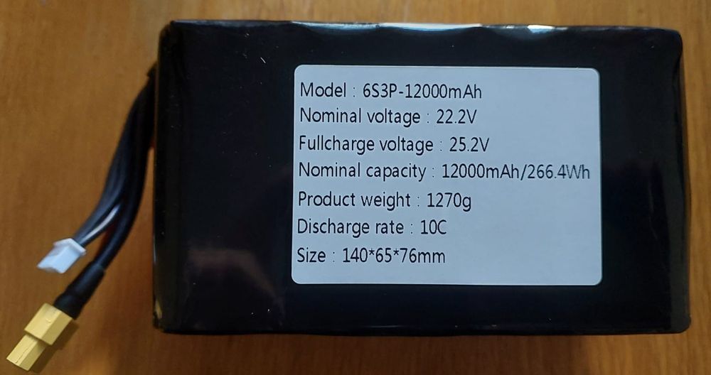 Аккумуляторна батарея 6S3P ( Нова)