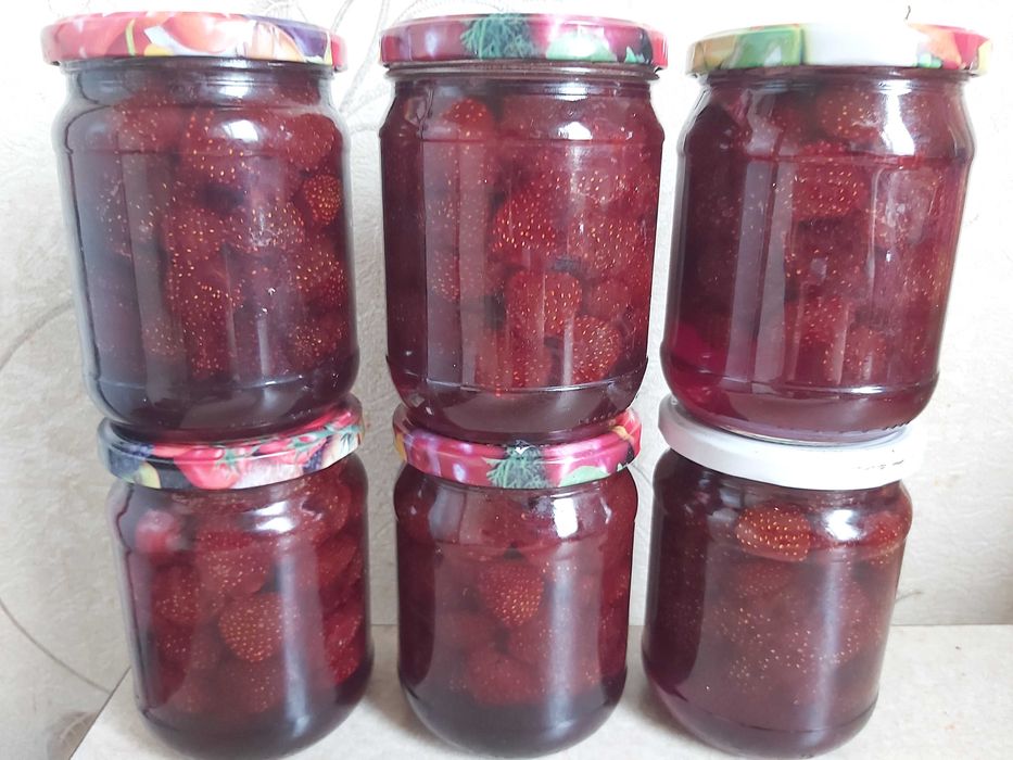 Варенье из клубники домашнее 2025г, из крыжовника, земляника перетерта