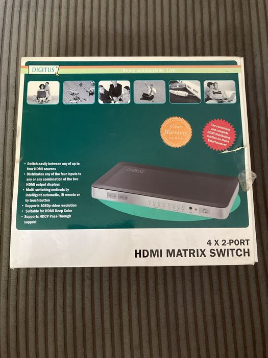 hdmi matrix switch 4x2 port