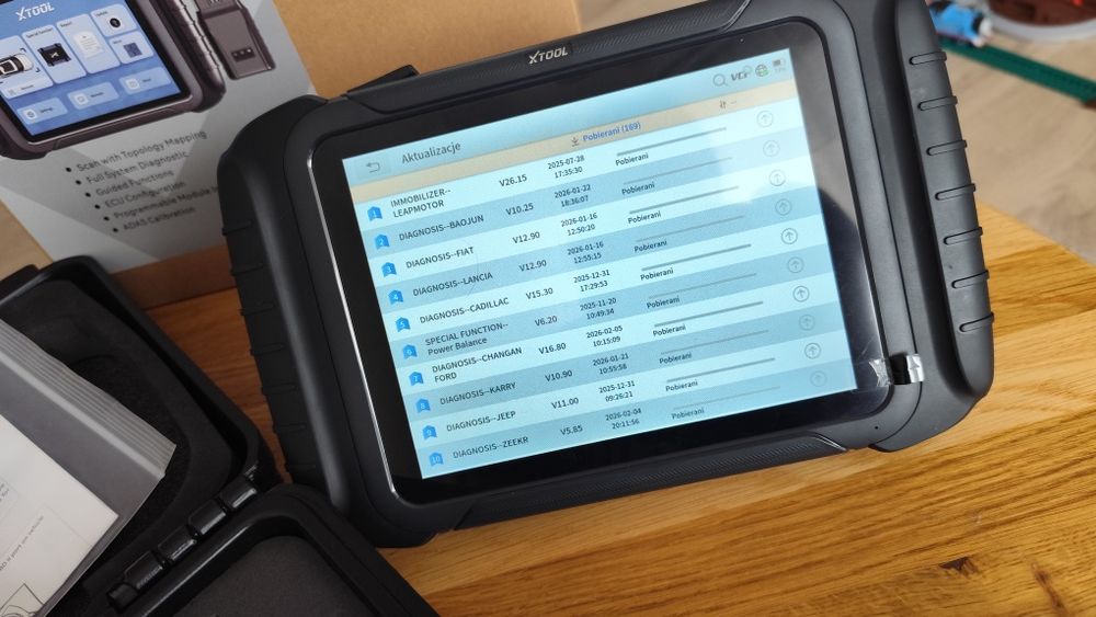 Xtool d8w BT  komputer diagnostyczny obd2