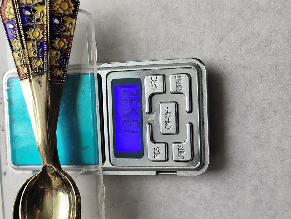 Серебряные чайные ложки 875 по набор 6шт