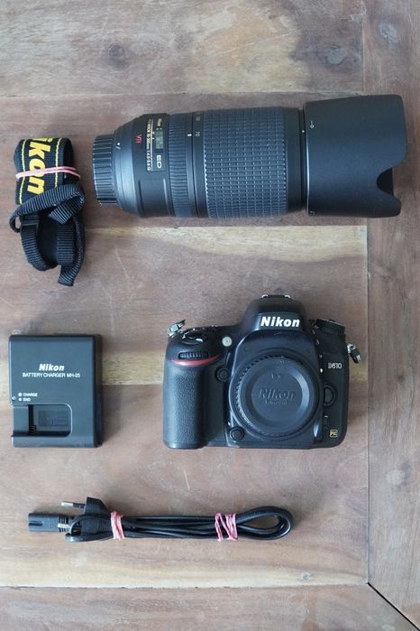 Nikon d610 + lente AF-S 70-300