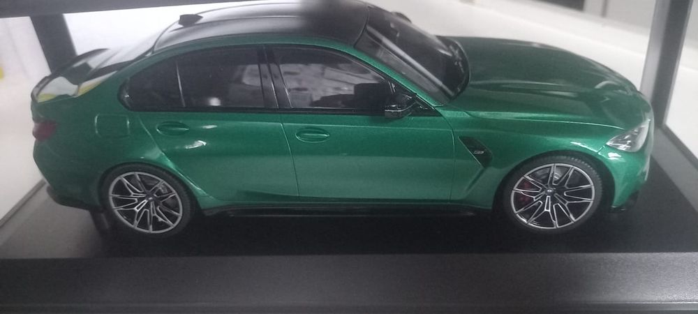 Bmw m3 2020 - green metallic - 1 of 800 pcs minichamps 1:18