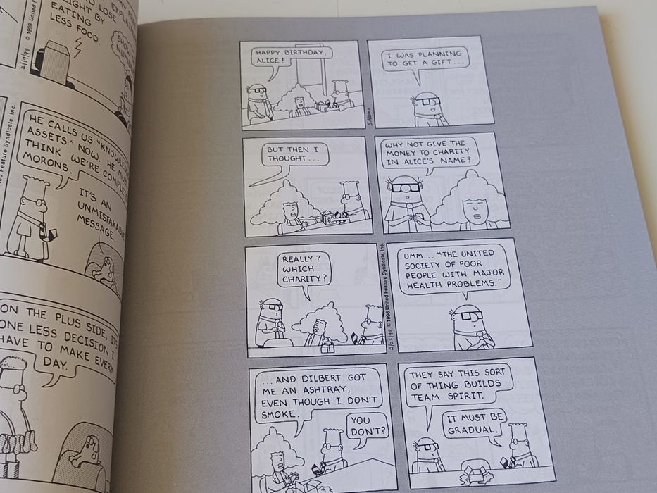 Don't step in the leadership - a dilbert book