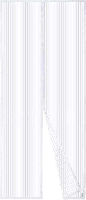 Apalus Prime moskitiera na drzwi magnetyczna moskitiera magnetyczna 100x200 cm biała