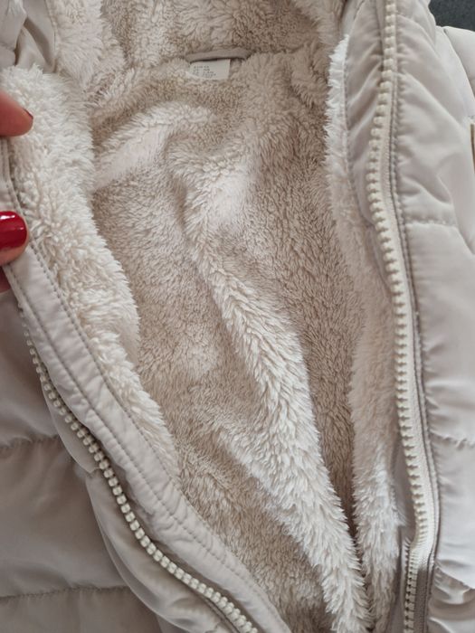 Kombinezon ciepły kremowy H&M 1-2M