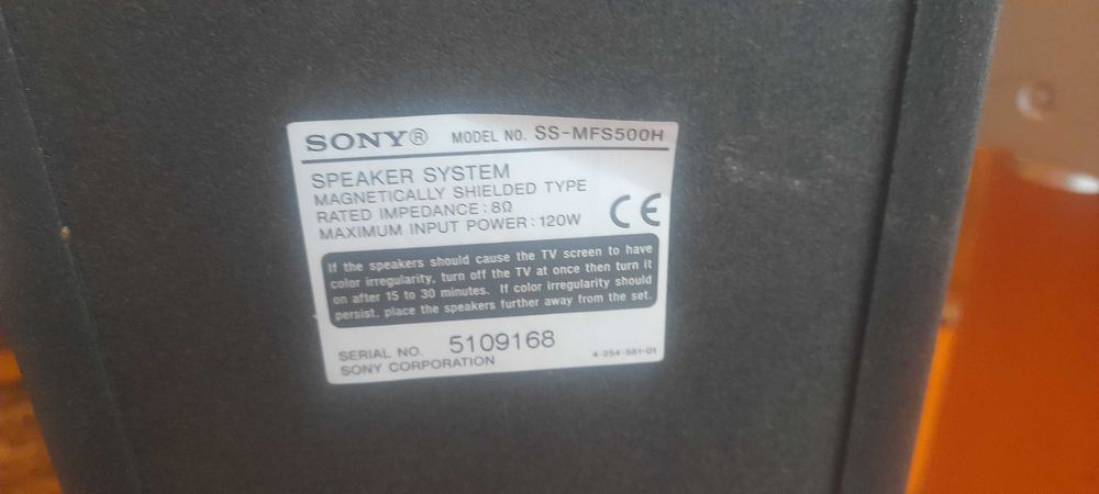 Kolumny subufer radio sony segment