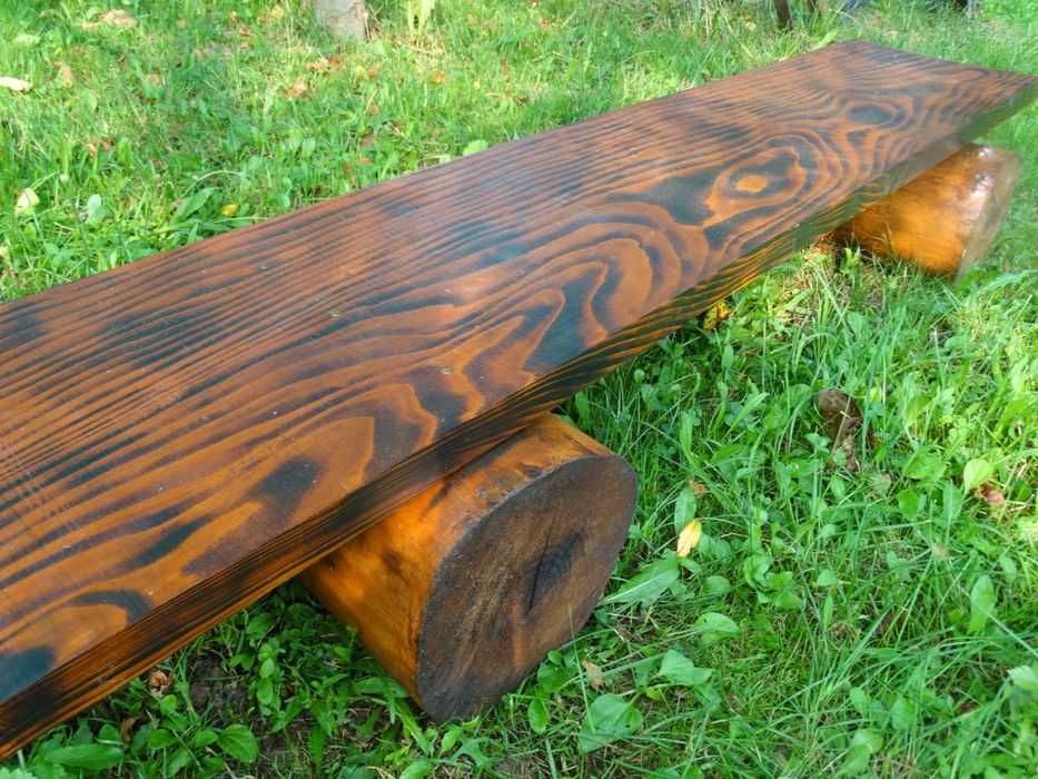 Ławka ogrodowa do ogniska