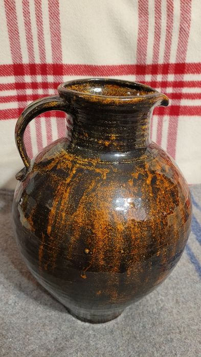 Stary ceramiczny dzban wys. 30 cm.