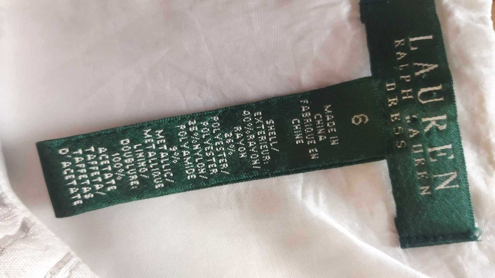 Sukienka wizytowa Ralph Lauren.