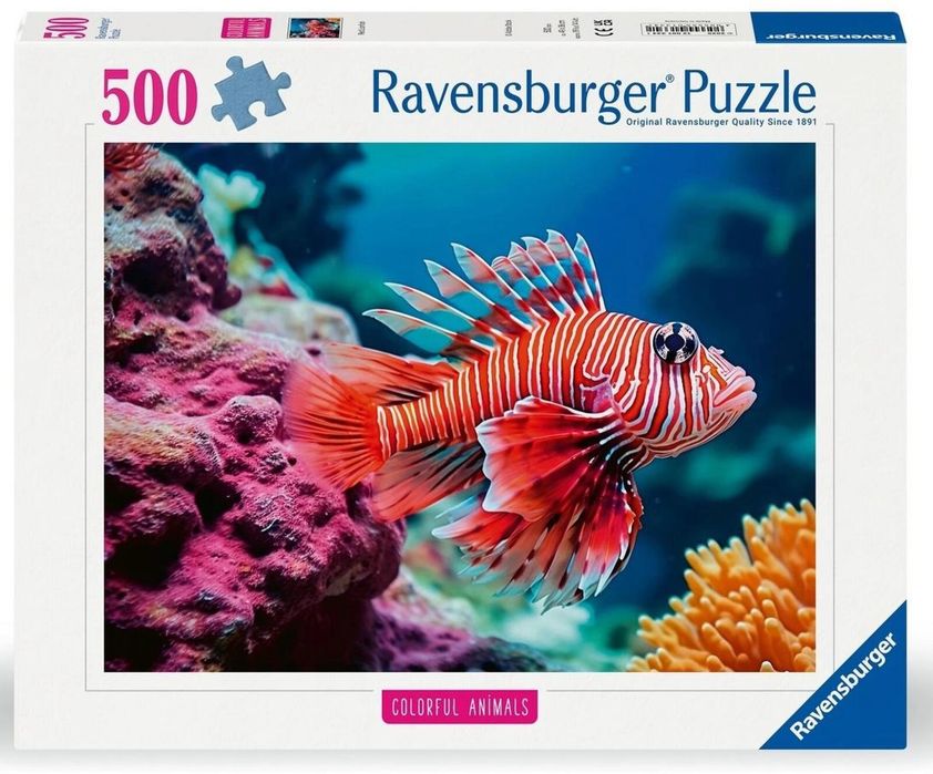 Puzzle 500 Ryba pudełko,