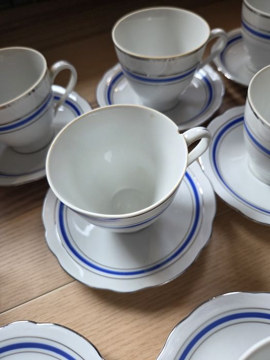 Serwis kawowy porcelana Ćmielów