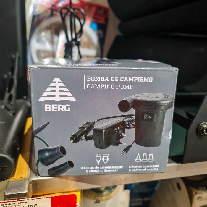 Bomba Campismo Elétrica BERG HT-308S – 12V / 35W