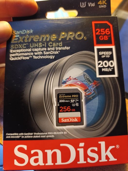 SanDisk extreme pro Novo 256gb UHS-I