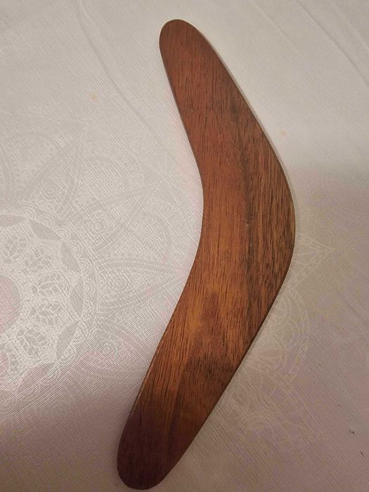 Bumerangue Australiano em Madeira - Assinado